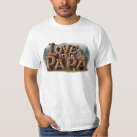 *~* Dia de os pais Rustic AP86 LOVE PAPA