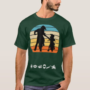Camiseta Dia de os pais Tee para o Pai Son Motocross Biking
