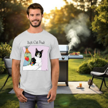Dia de os pais Tuxedo Cat