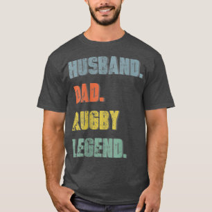 Camiseta Dia de os pais Vintage de Pai de Rugby de Marido