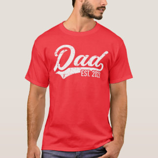 Camiseta Dia de os pais Vintage Promovido ao Pai 0