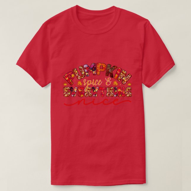 Camiseta Dia de outono (Frente do Design)