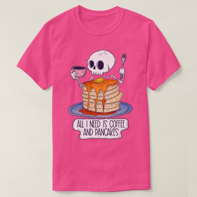 Camiseta Dia de Pancake (Frente do Design)