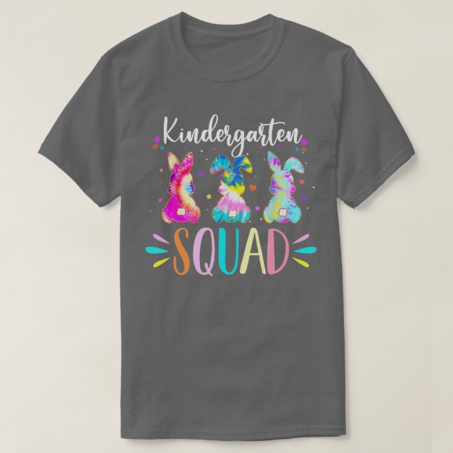 Camiseta Dia de Páscoa de Professores do Jardim de Infância (Frente do Design)