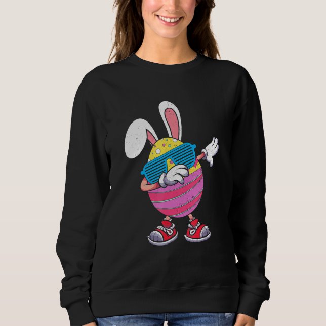 Camiseta Dia de Páscoa Engraçado de Páscoa no Ovo (Frente)