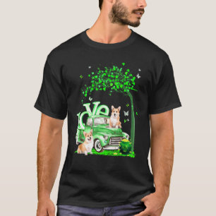 Camiseta Dia de Patrick Camionete Pembroke Welsh Corgi