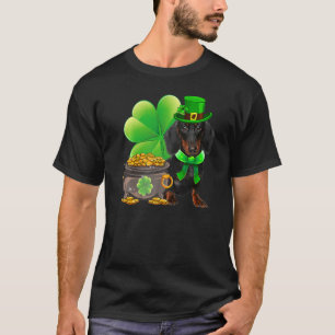 Camiseta Dia de Patrick do Santo Irlandês Shamrock Happy Ru
