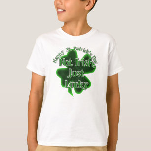Camiseta Dia de Patrick, não irlandês, apenas travesso