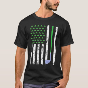 Camiseta Dia de Patrick S, Rua desportiva de golfe com band