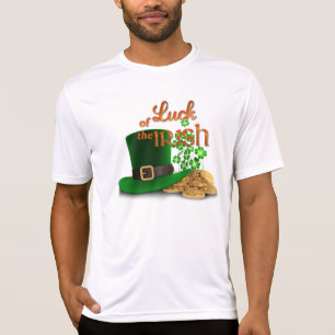 Camiseta Dia de Patrick - "Sorte dos Irlandeses"