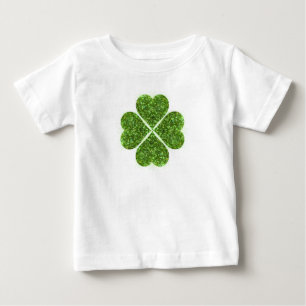 Camiseta Dia de Patrick, trevo verde irlandês