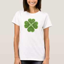 Camiseta Dia de Patrick, trevo verde irlandês