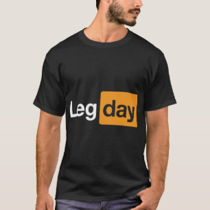 Camiseta Dia de perna academia musculação fitness treino ci