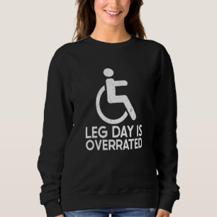 Camiseta Dia de Perna é Superestimado Cadeira de Rodas Defi
