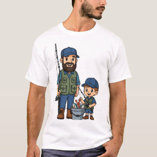 Camiseta Dia de Pesca do Pai e do Filho
