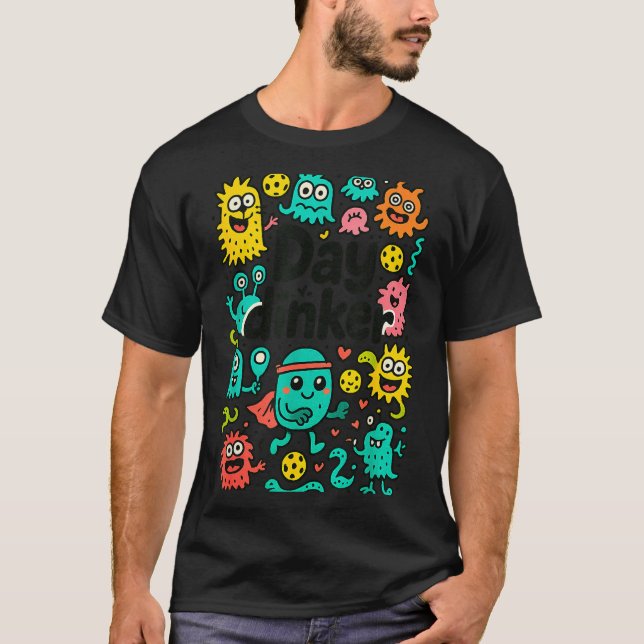 Camiseta Dia de pickleball dinker  (Frente)