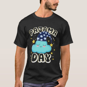 Camiseta Dia de Pijama Semana da Espírito Escolar Diversão 