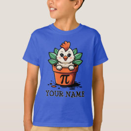 Camiseta Dia de pizza de pote de frango para bebês