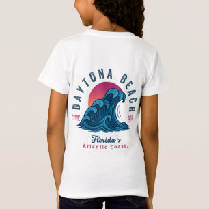 CAMISETA DIA DE PRAIA DE DAYTONA FÉRIAS DE ONDAS DE VERÃO