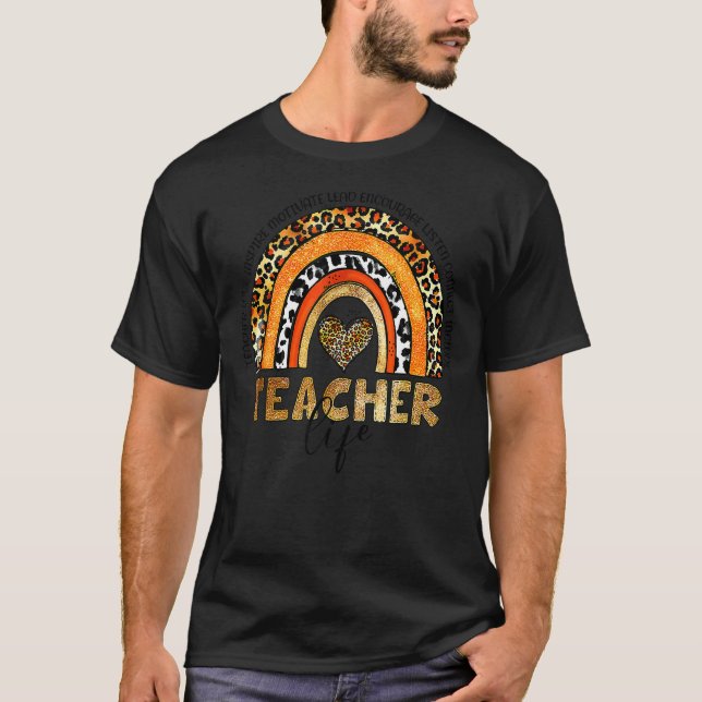 Camiseta Dia de Professora do Aprendiz de Vida do Preguiços (Frente)