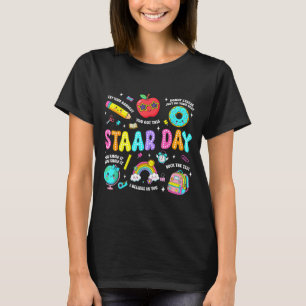 Camiseta Dia de prova Staar professor aluno positivo profes
