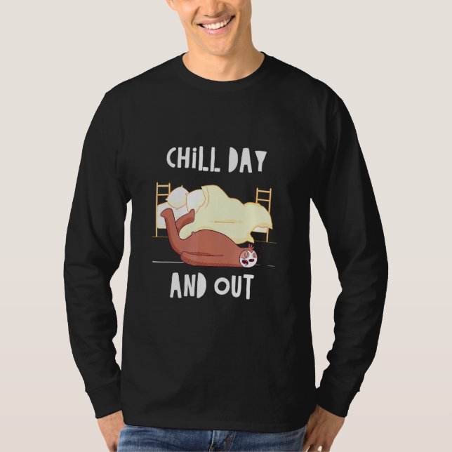 Camiseta Dia de Relaxamento e Dia de Descanso Laz (Frente)