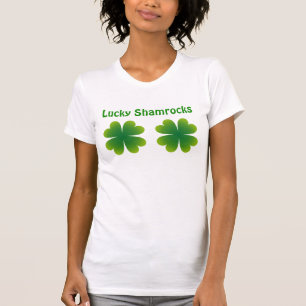 Camiseta Dia de São Patrício afortunado dos trevos