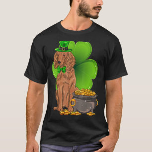 Camiseta Dia de São Patrício American Water Spaniel Shamroc