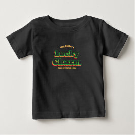 Camiseta Dia de São Patrício Amuleto da Irmã Mais Velha