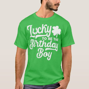 Camiseta Dia de São Patrício AniversárioGaroto Aniver