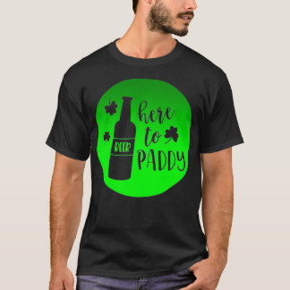 Camiseta Dia de São Patrício Aqui Para Paddy Design