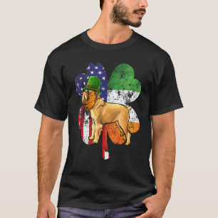 Camiseta Dia de São Patrício Bandeira Irlandesa Americana B