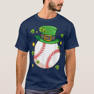 Camiseta Dia de São Patrício Baseball Amante Lucky Leprecha