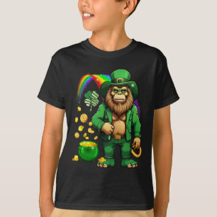 Camiseta Dia de São Patrício Bigfoot Rainbow Patricks Dia 2