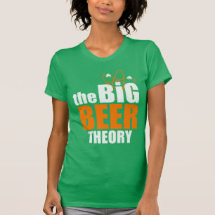 Camiseta Dia de São Patrício bonito a teoria grande da