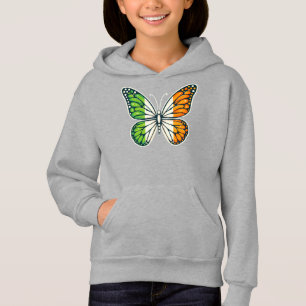 Camiseta Dia de São Patrício borboleta irlandesa