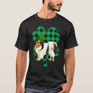 Camiseta Dia de São Patrício Chin Leprechaun Japonês Lucky 