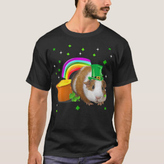 Camiseta Dia de São Patrício Cute Guiné Suíno Irlandês Sham