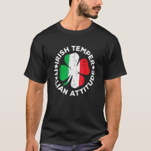 Camiseta Dia de São Patrício de Atitude Italiano de Temper
