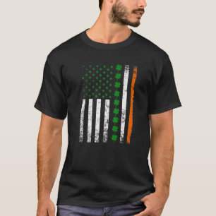 Camiseta Dia de São Patrício de Bandeira Americano do Org