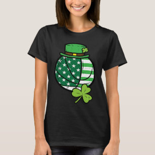 Camiseta Dia de São Patrício de basquete Santo de Sinalizad