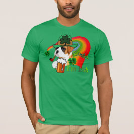 Camiseta Dia de São Patrício de Cachorro Boxer
