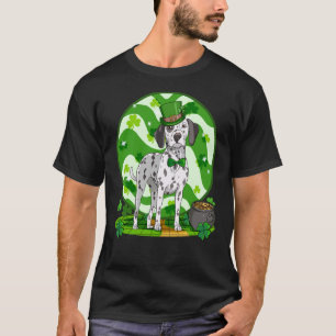 Camiseta Dia de São Patrício de Cão de Leprechaun em Cute D