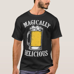 Camiseta Dia de São Patrício De Cerveja Engraçado Magicamen