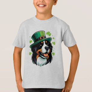 Camiseta Dia de São Patrício de chapéu de galês irlandês Le