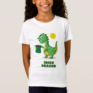 Camiseta Dia de São Patrício de Dragão Irlandês