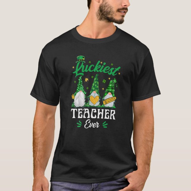 Camiseta Dia de São Patrício de Engenharia de Professores M (Frente)