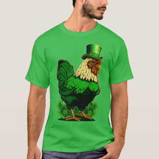 Camiseta Dia de São Patrício de frango 5