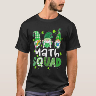 Camiseta Dia de São Patrício de Gnomies do Math Squad Boys