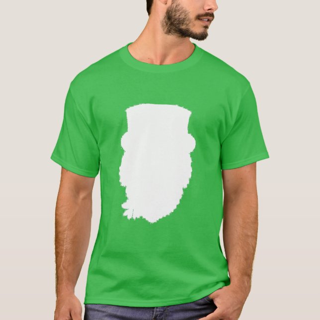 Camiseta Dia de São Patrício De Máscara De St Pattys Day 20 (Frente)